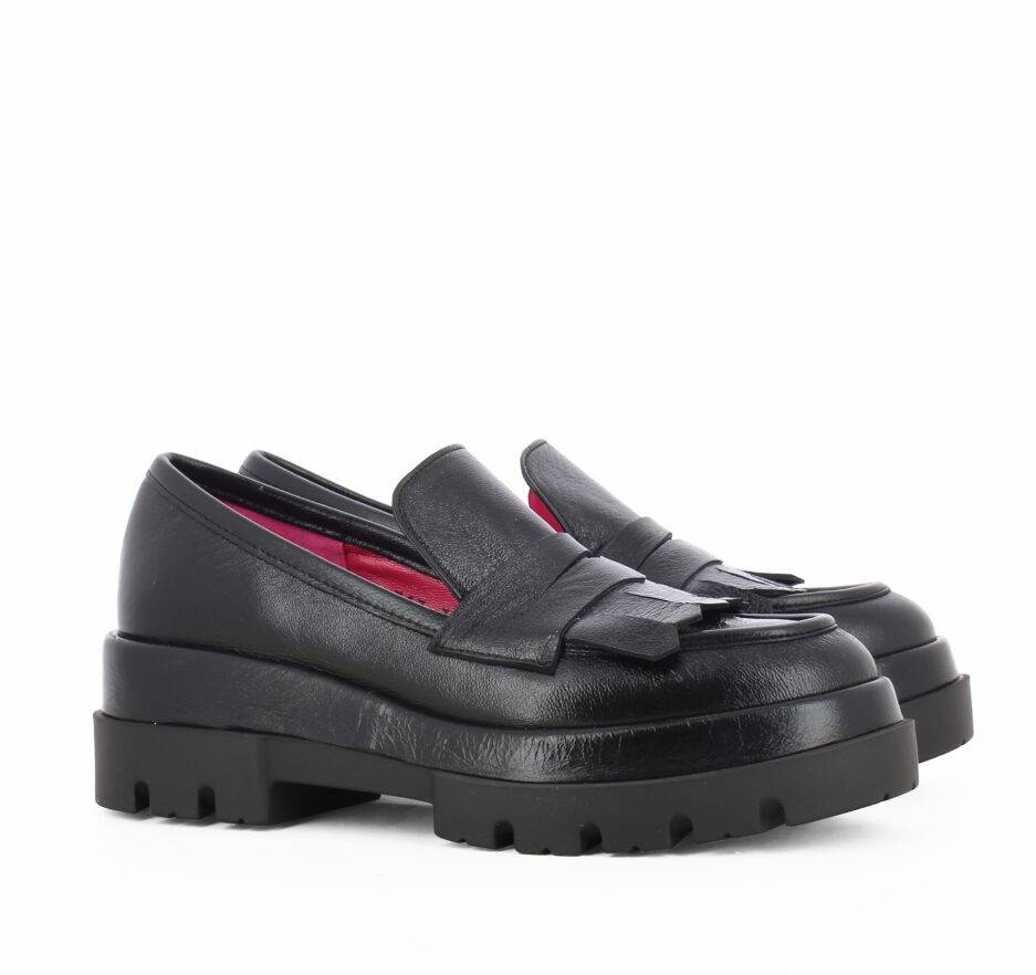 Le Babe MOCASSINI IN CHARLIE NERO