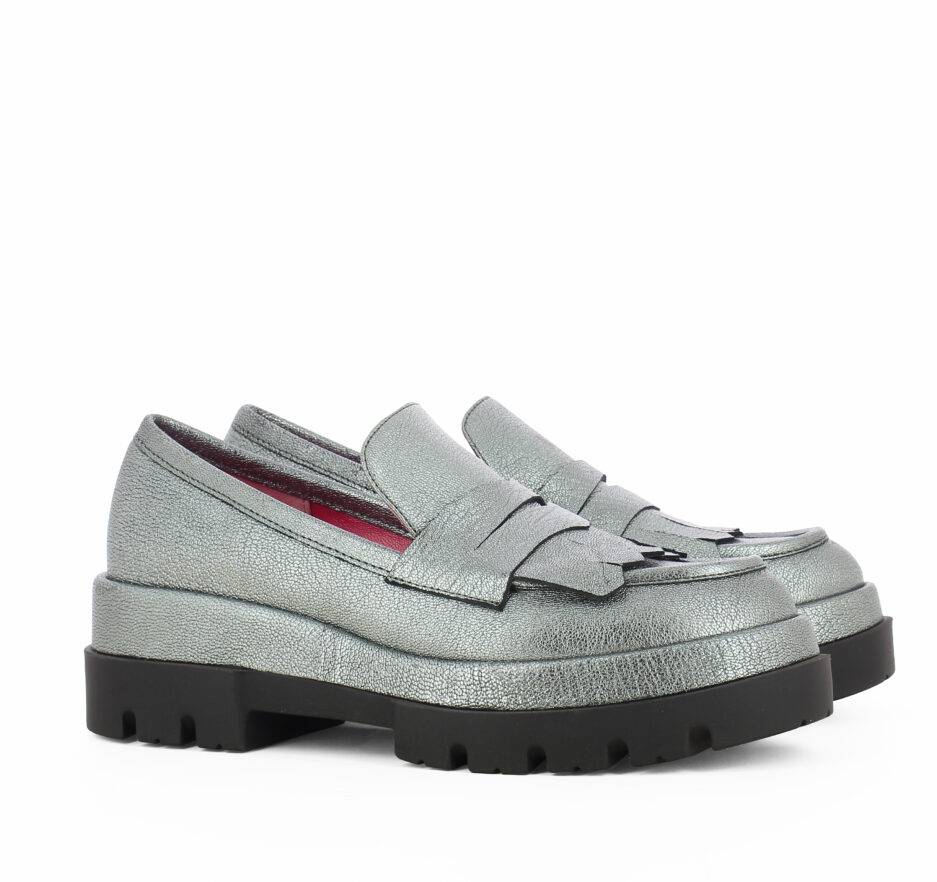 Le Babe MOCASSINI IN CUBA SILVER