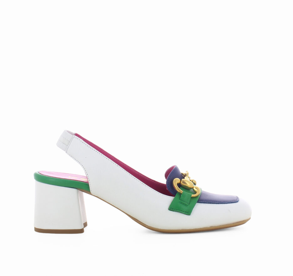 Le Babe MOCASSINI IN NAPPA BIANCA