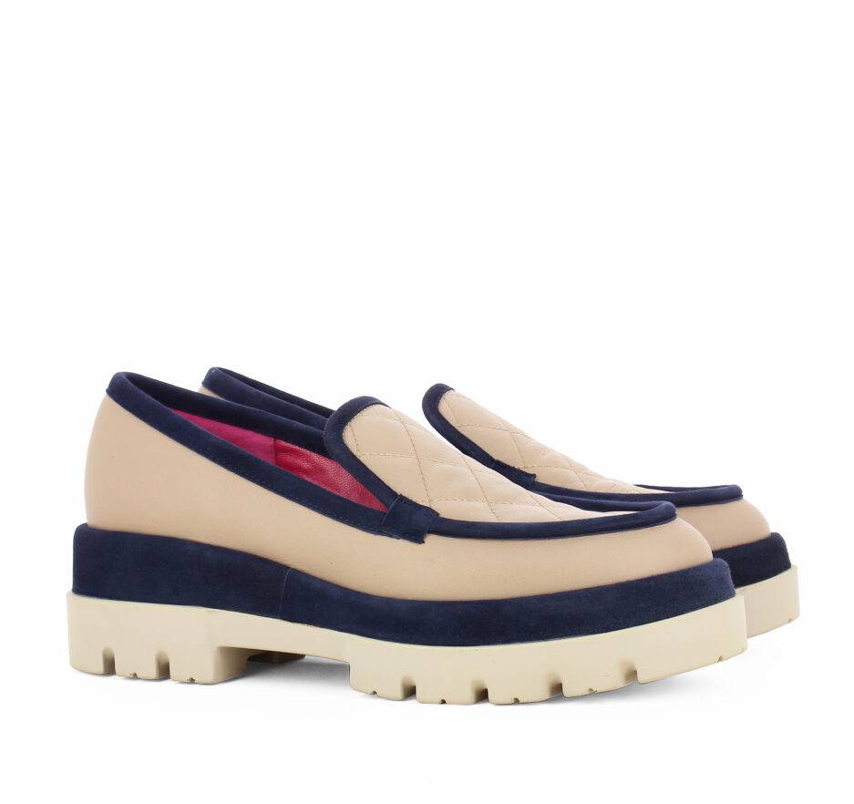 Le Babe MOCASSINI IN VITELLO SAND