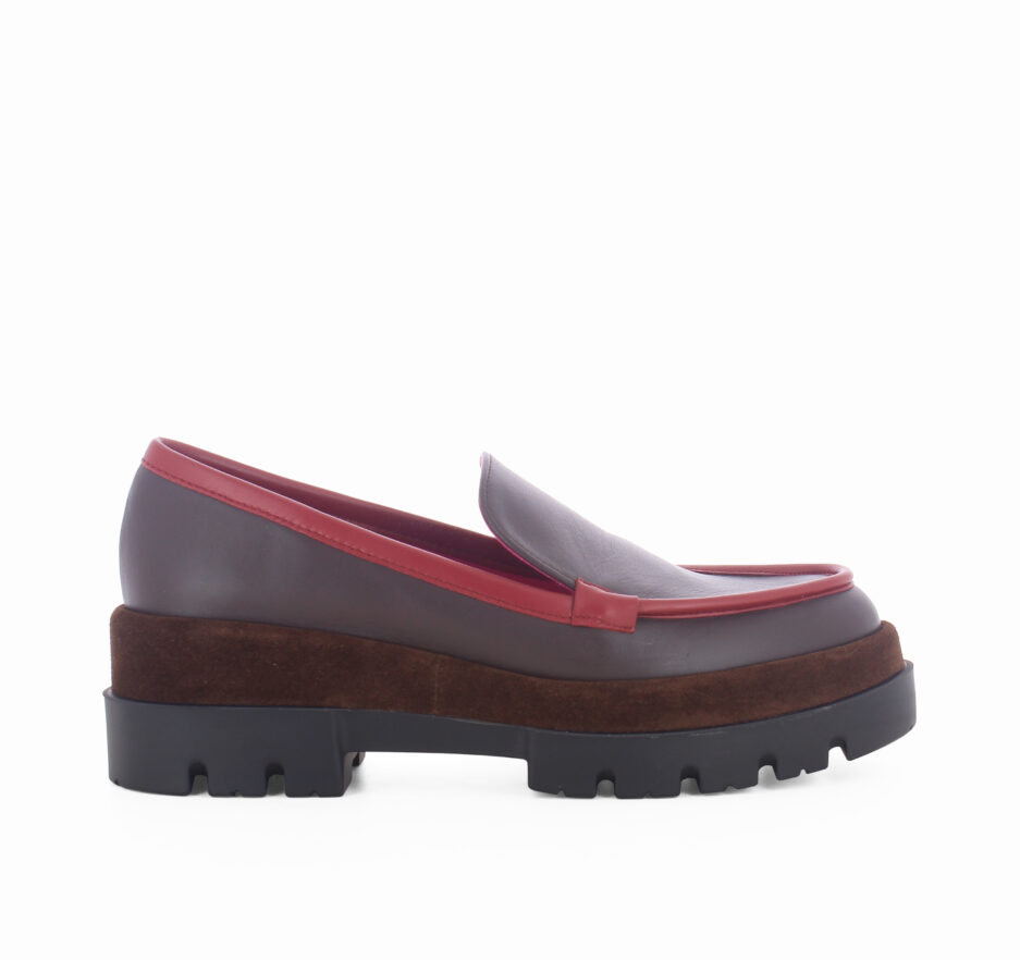 Le Babe MOCASSINI IN VITELLO TESTA DI MORO