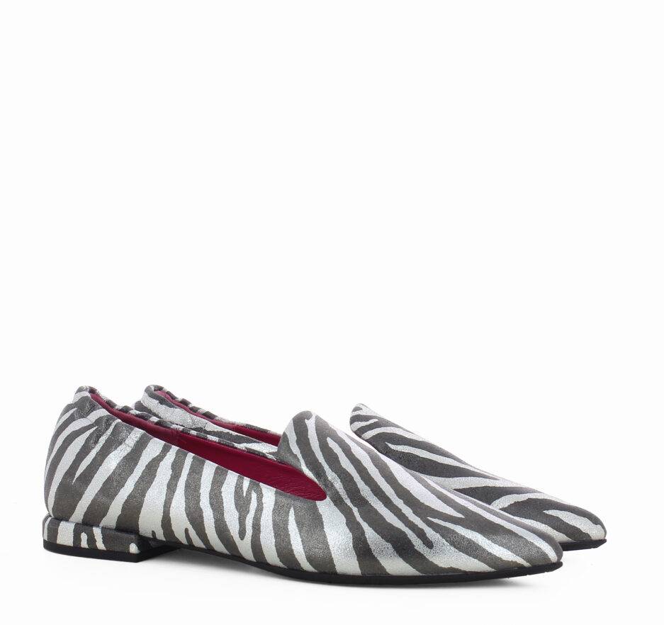 Le Babe SLIP ON IN LAMINATO ZEBRA