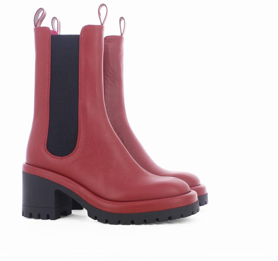 Le Babe TRONCHETTI IN VITELLO CHERRY