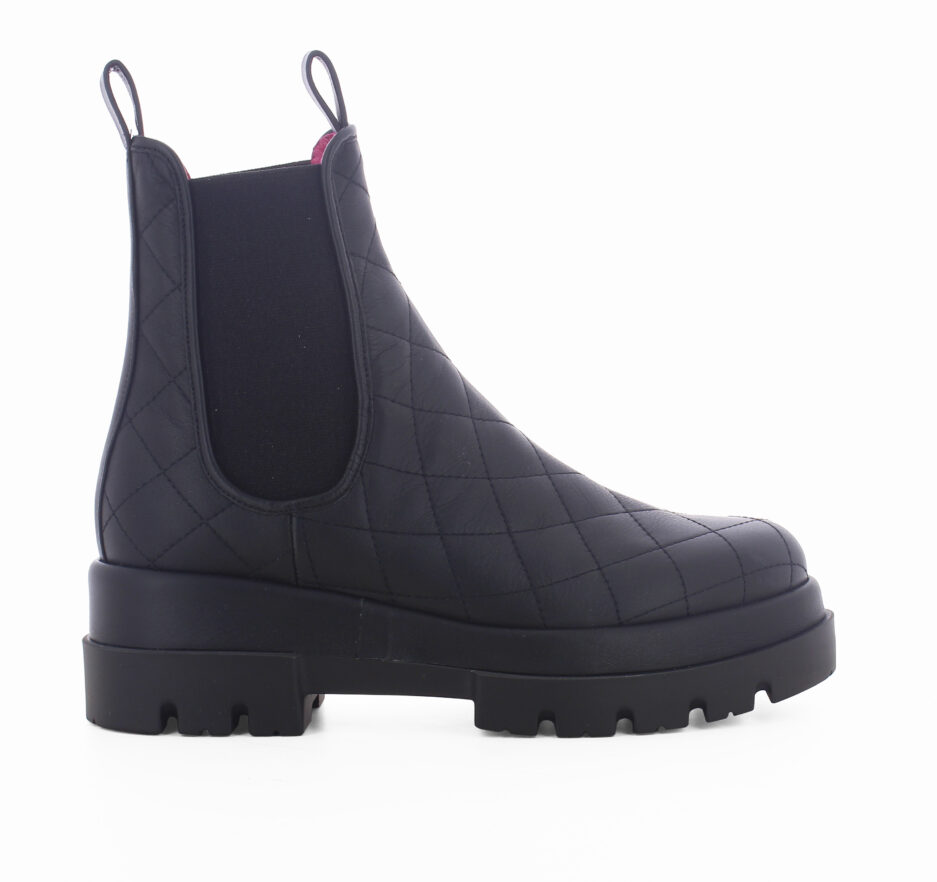 Le Babe TRONCHETTI IN VITELLO NERO