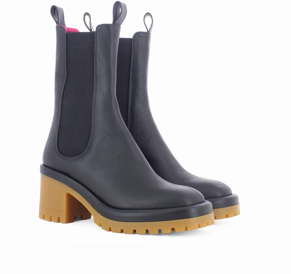 Le Babe TRONCHETTI IN VITELLO NERO