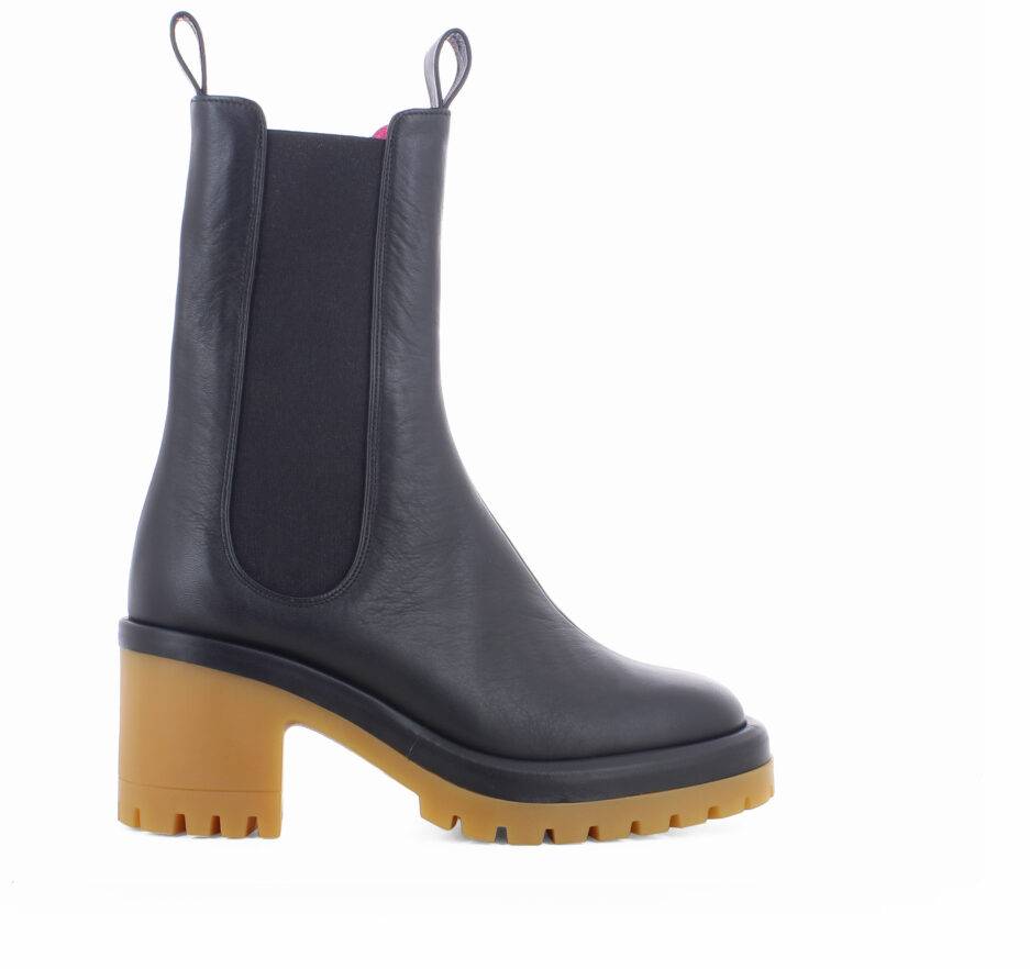 Le Babe TRONCHETTI IN VITELLO NERO