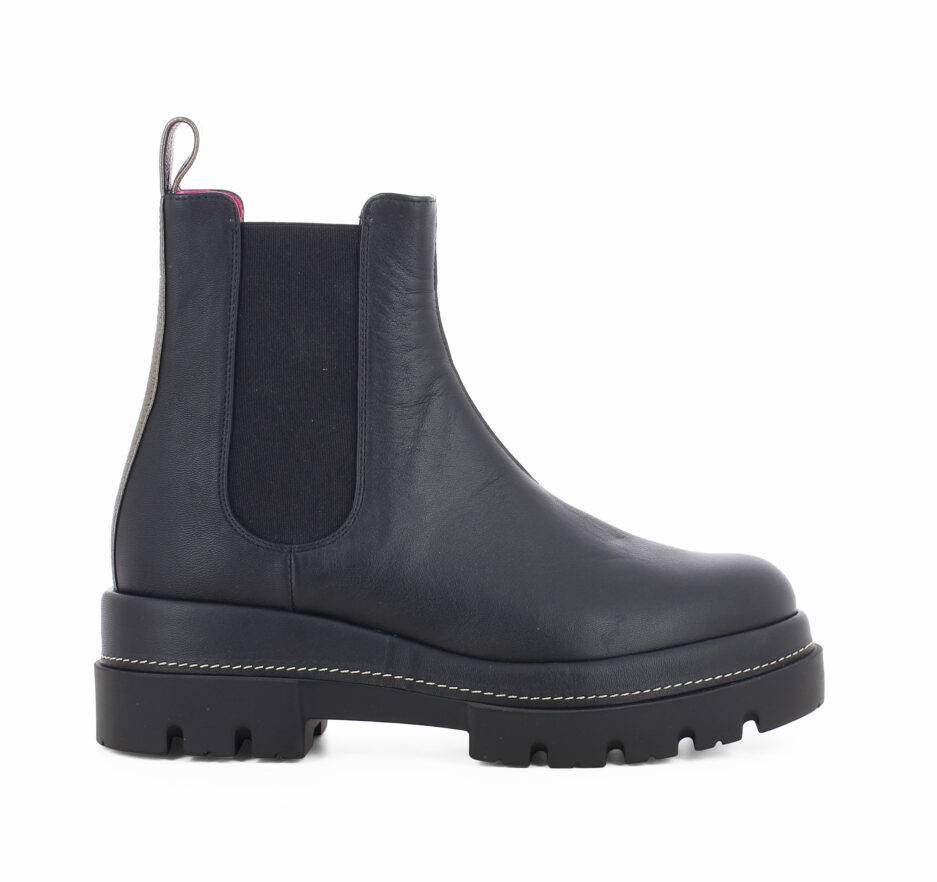 Le Babe TRONCHETTI IN VITELLO NERO