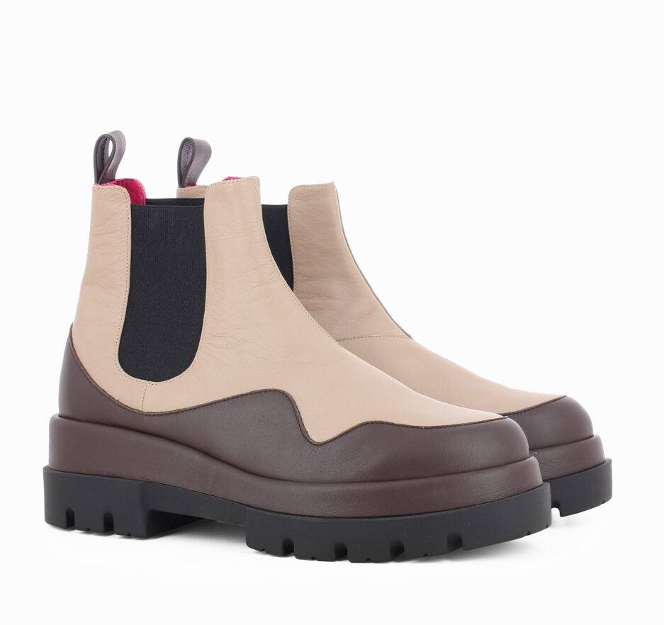 Le Babe TRONCHETTI IN VITELLO SAND