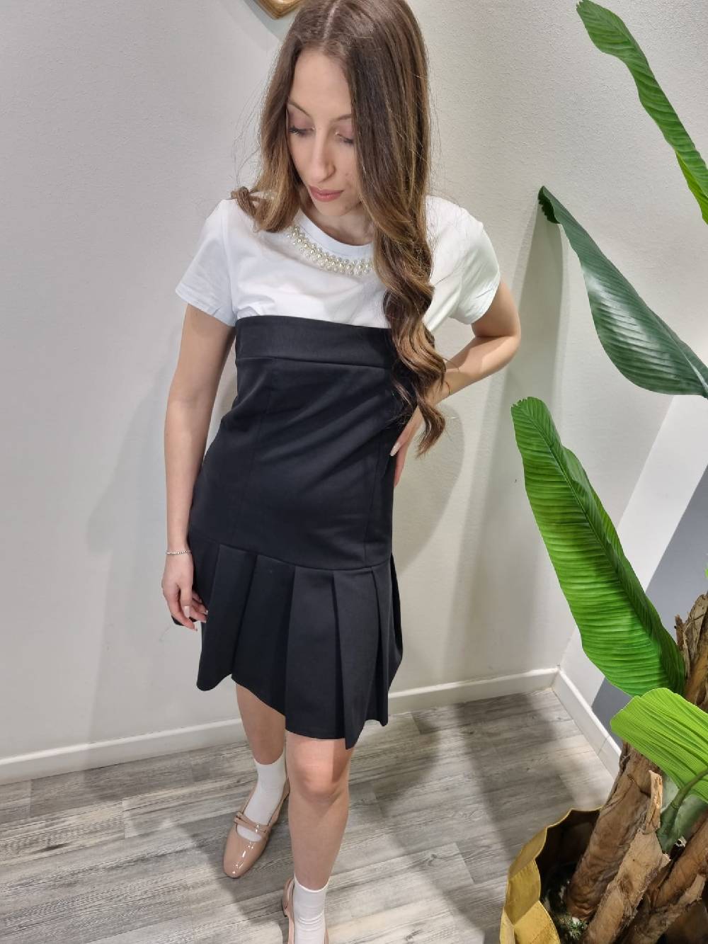 Le Chicche Abito Corto Nero