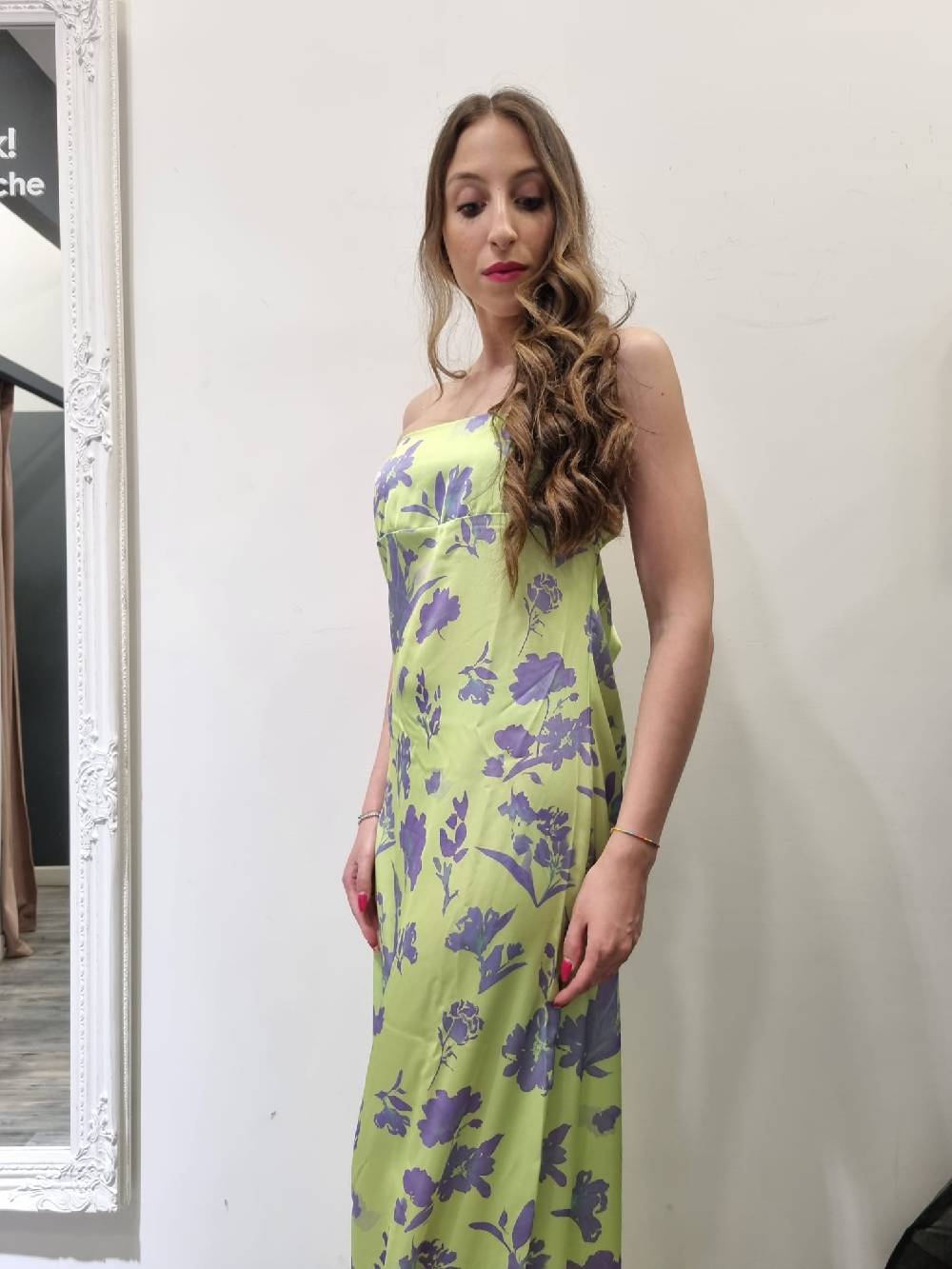 Le Chicche Abito Lime E Viola