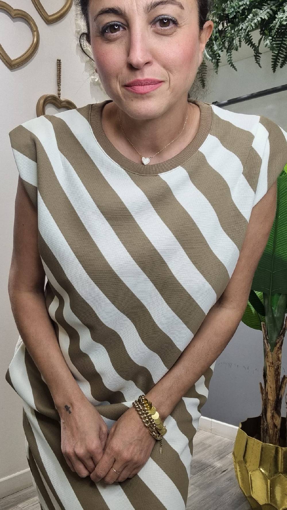 Le Chicche Abito Righe 80