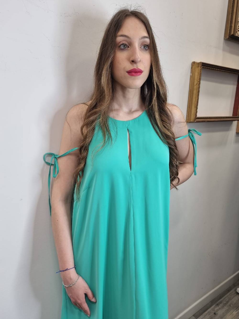 Le Chicche Abito Verde Acqua 700