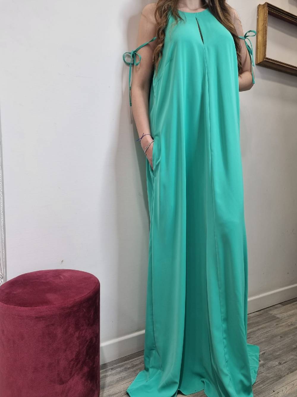 Le Chicche Abito Verde Acqua 700