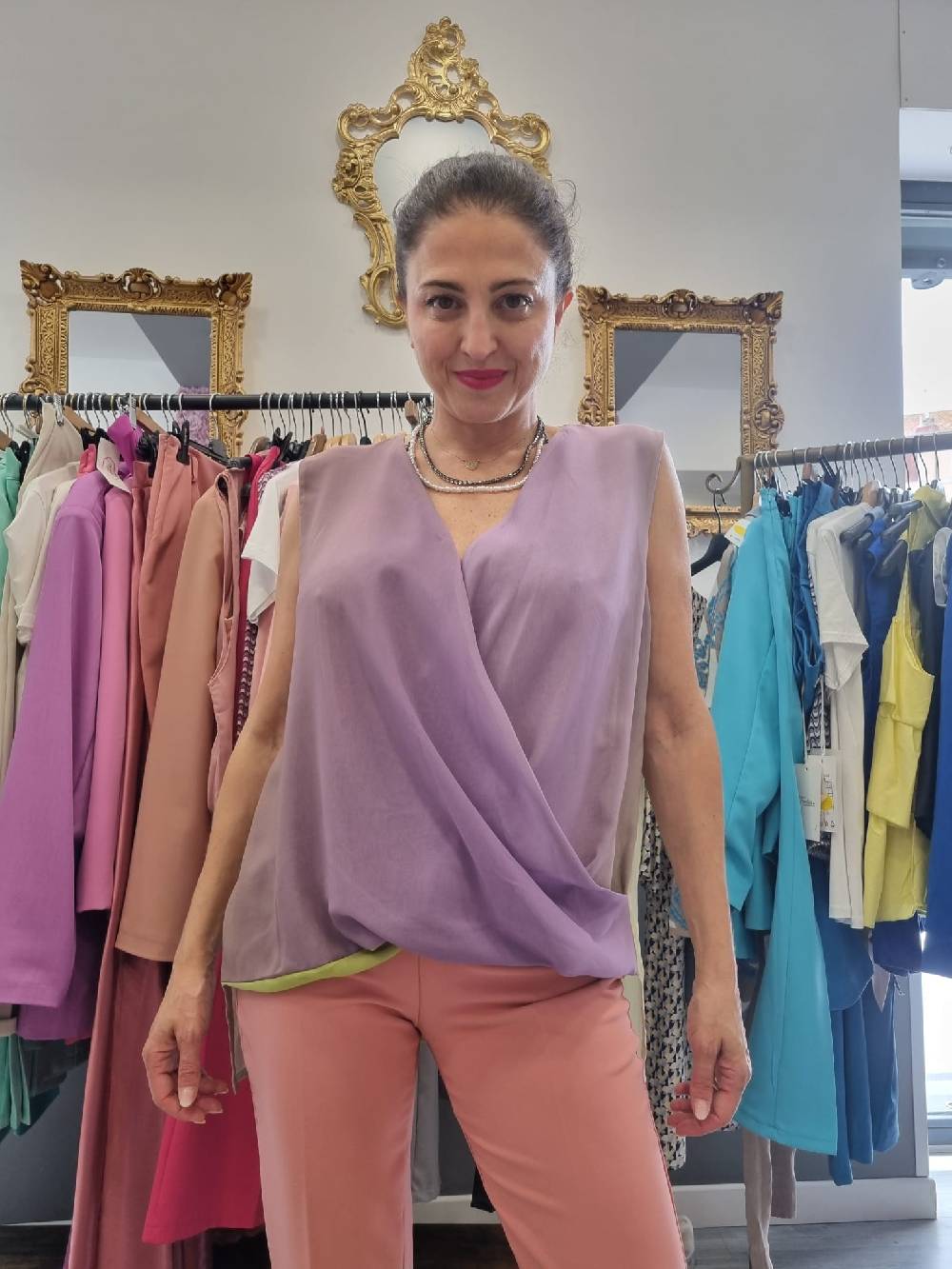 Le Chicche Blusa Bicolor