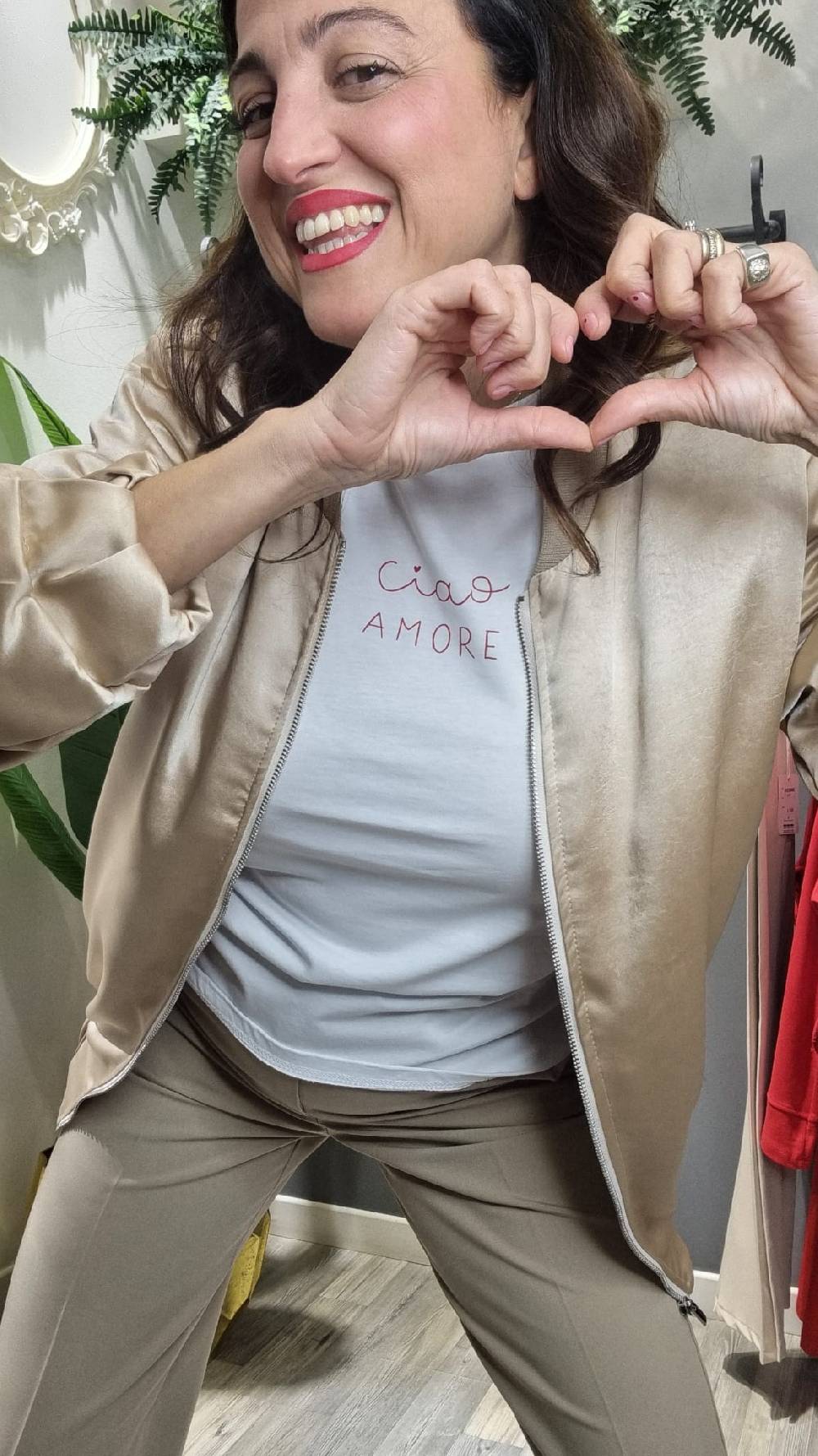 Le Chicche Bomber Rosa Satinato