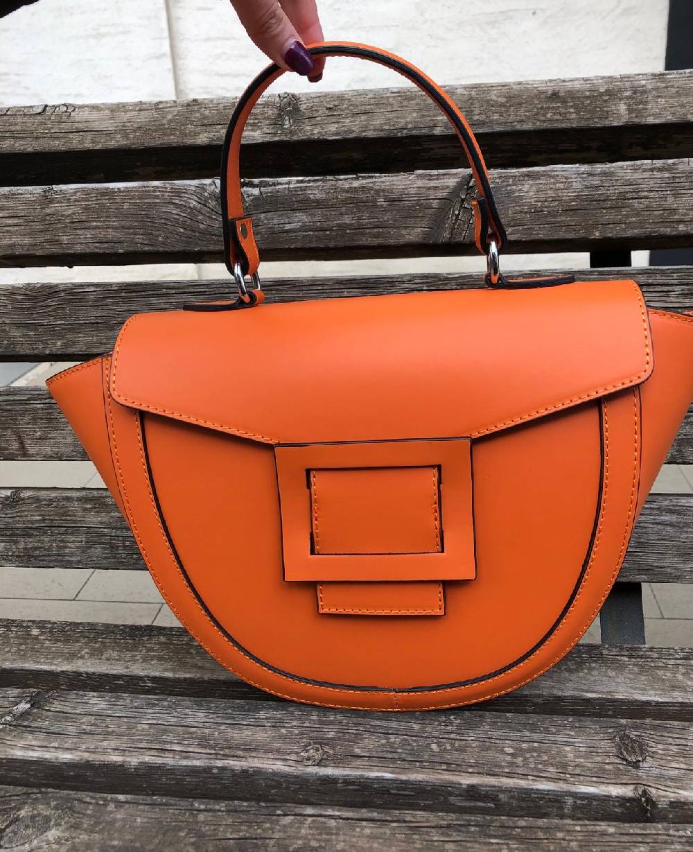 Le Chicche Borsa Mezza Luna Pelle