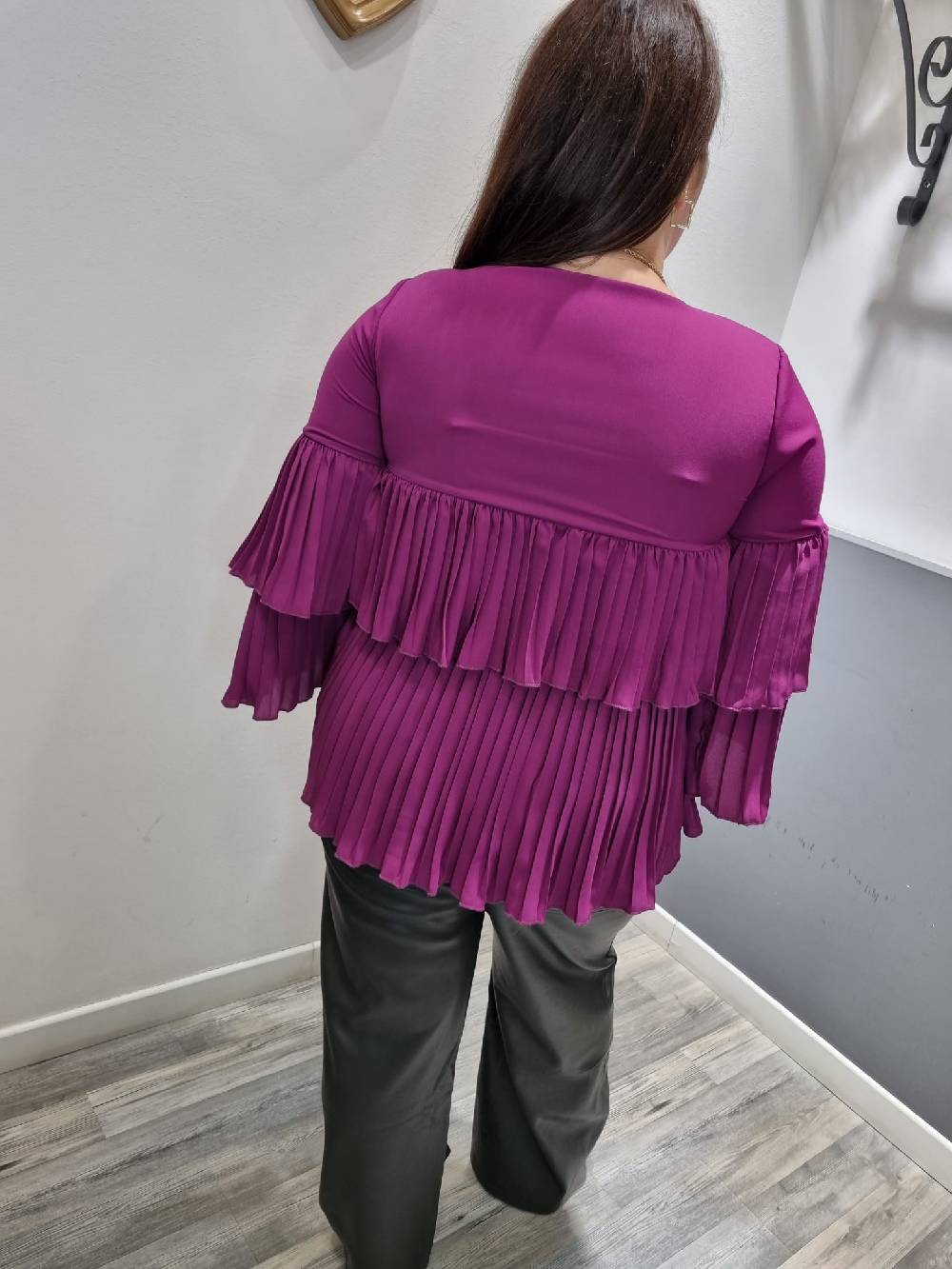 Le Chicche Camicia Effetto Plissè