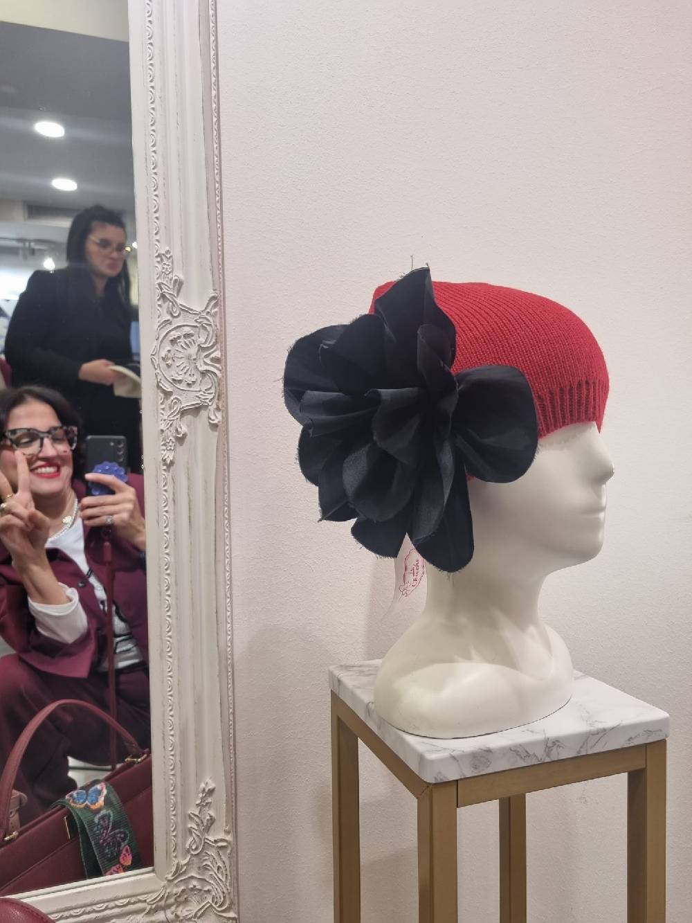 Le Chicche Cappello Cuffia Red