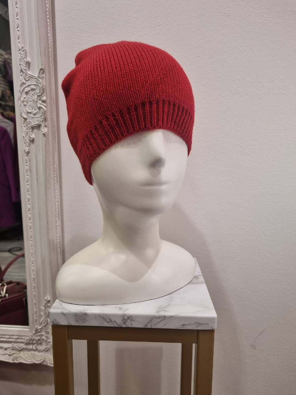 Le Chicche Cappello Cuffia Red