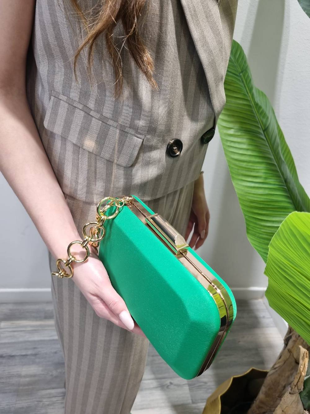 Le Chicche Clutch Verde Gucci