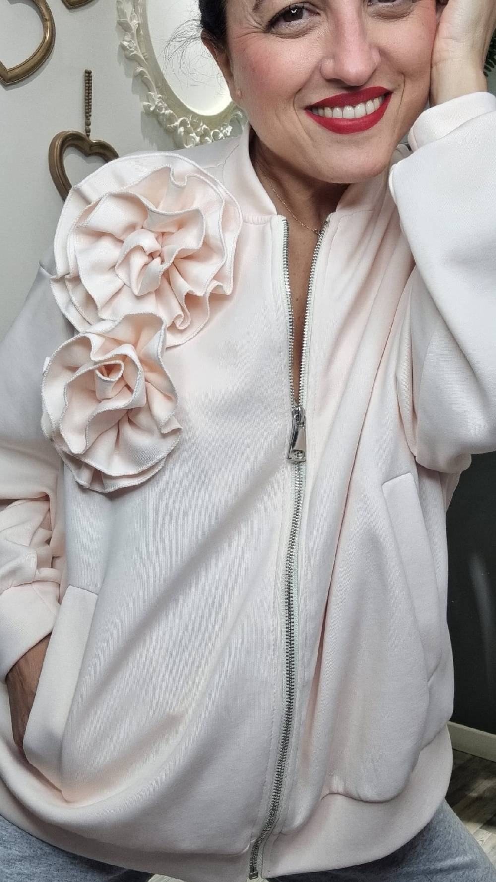 Le Chicche Felpa Con Cerniera 809