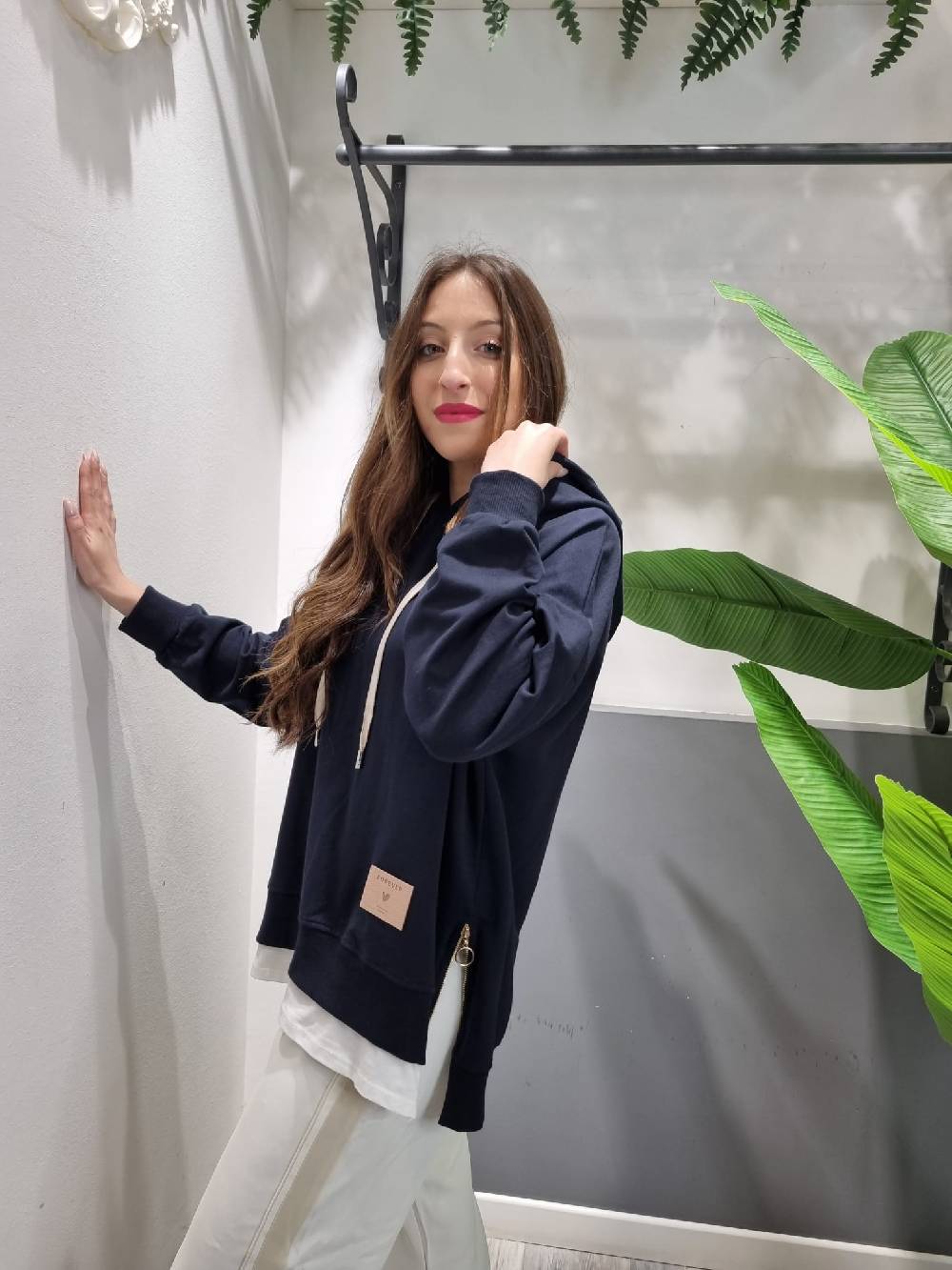 Le Chicche Felpa Cuore Cappuccio