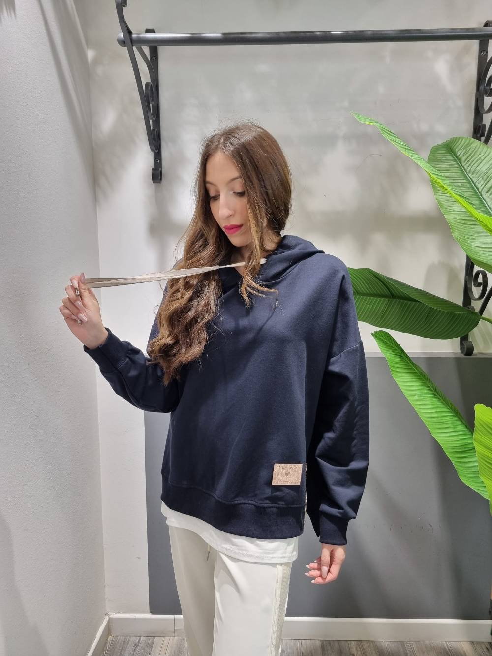 Le Chicche Felpa Cuore Cappuccio