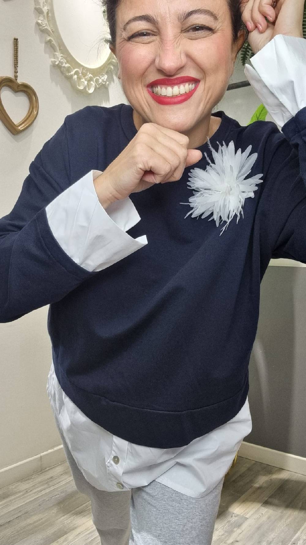 Le Chicche Felpa Inserto Camicia 108