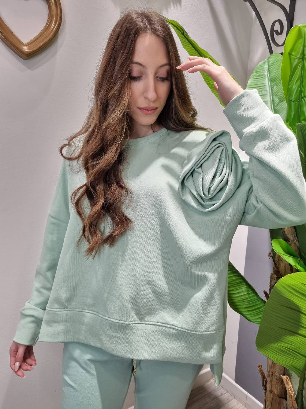 Le Chicche Felpa Menta Fiore