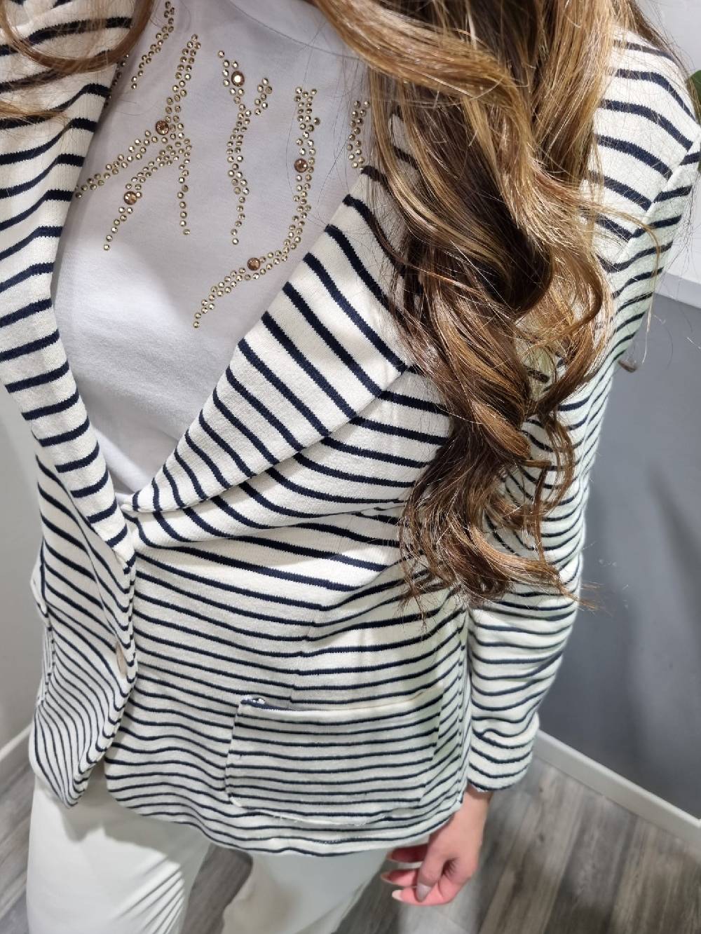 Le Chicche Giacca Righe