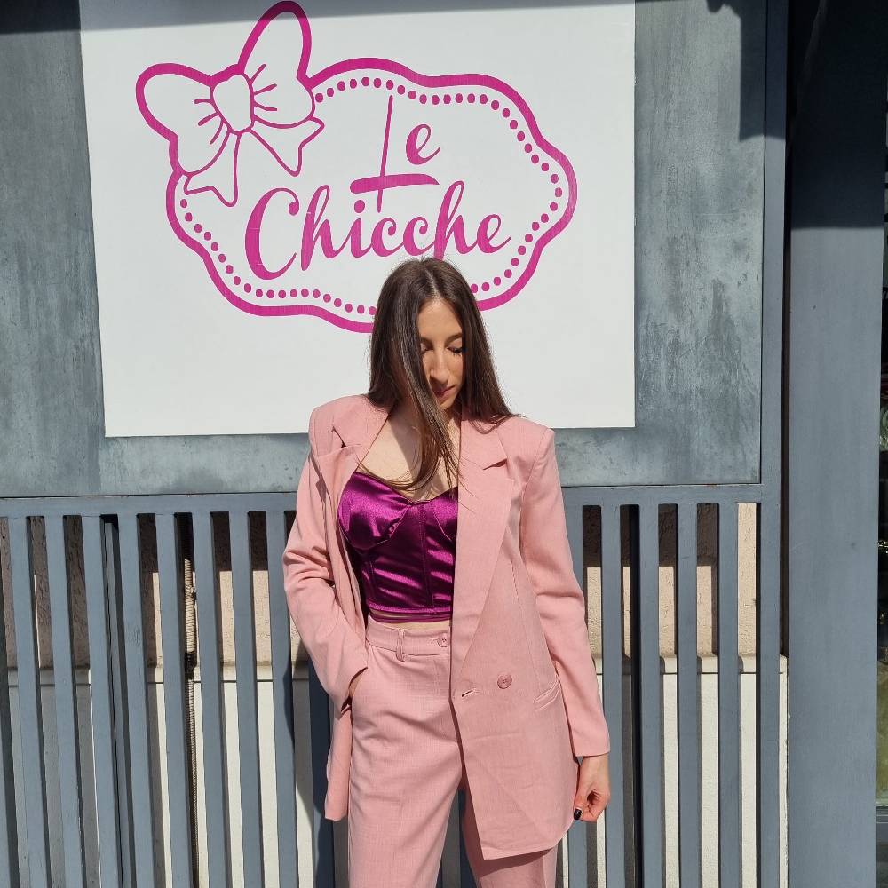 Le Chicche Giacca Rosa Cotone