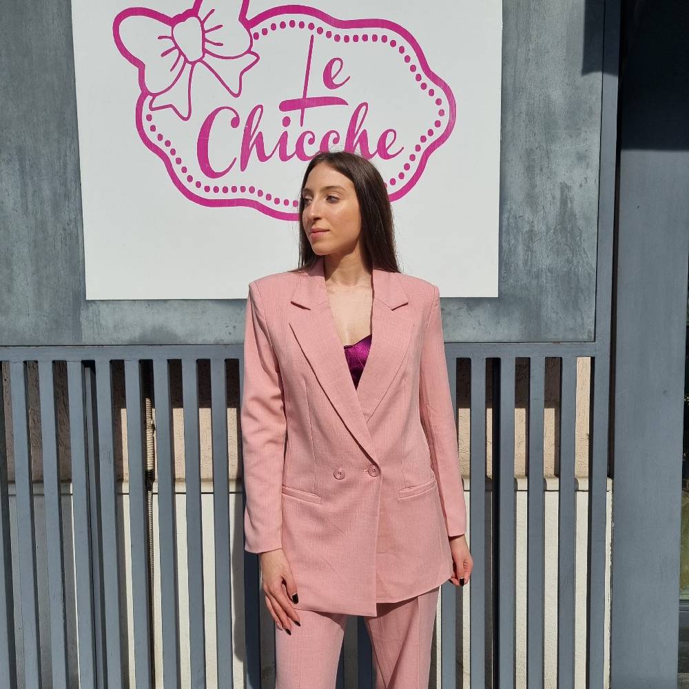 Le Chicche Giacca Rosa Cotone
