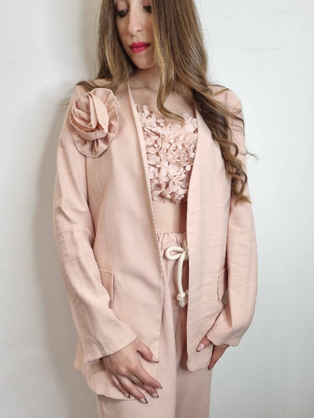 Le Chicche Giacca Sfoderata Rosa 212