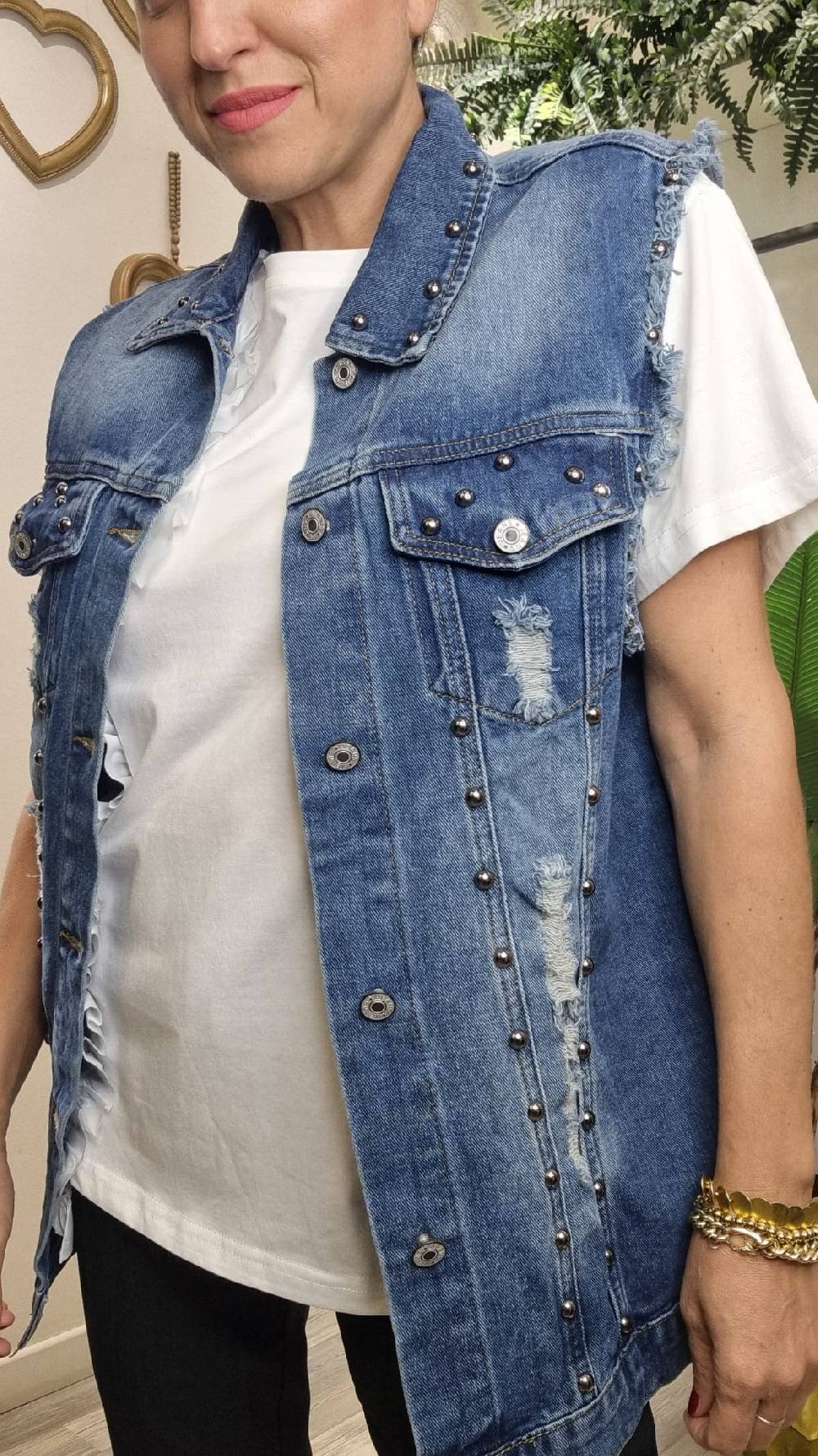 Le Chicche Gilet Jeans 217