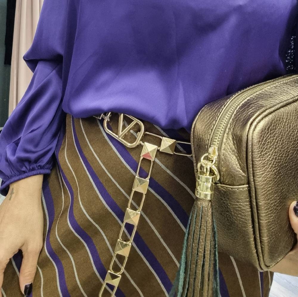 Le Chicche Gonna Moka E Viola