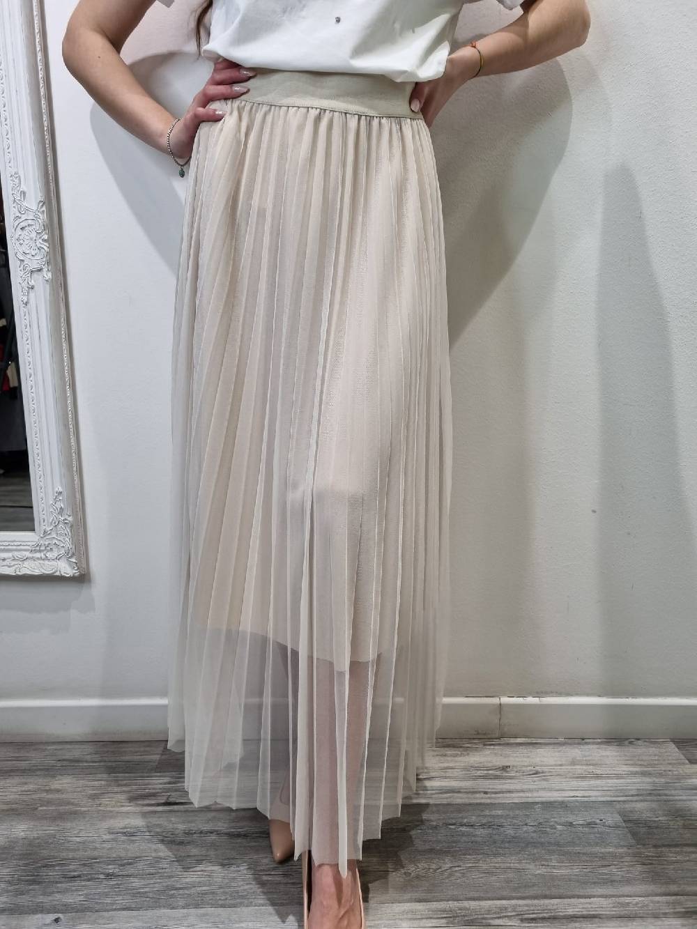 Le Chicche Gonna Tulle Burro