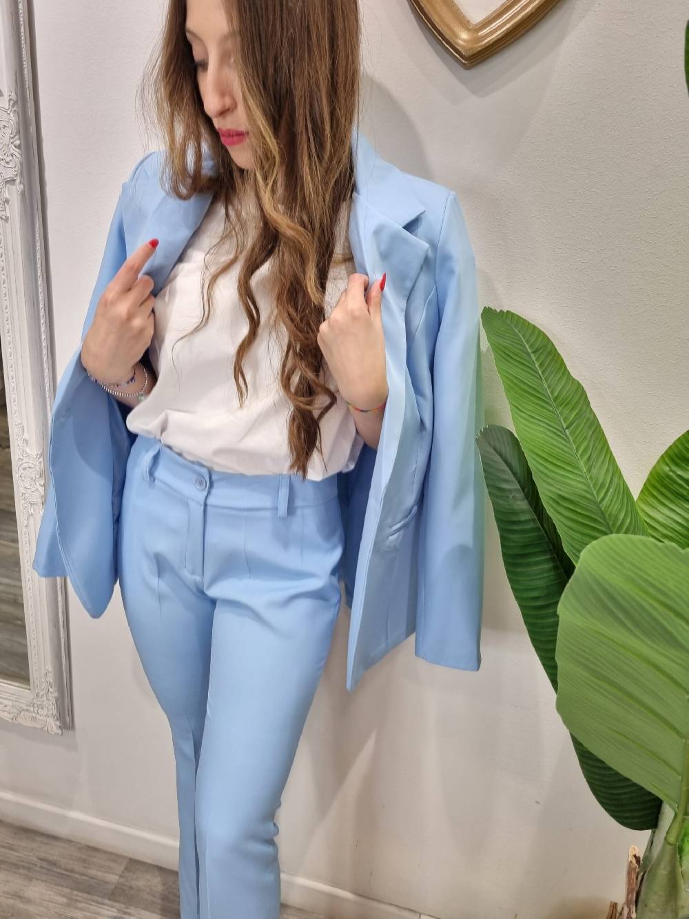 Le Chicche Pantalone Azzurro Cielo