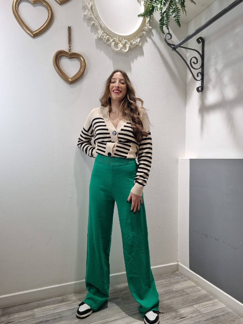 Le Chicche Pantalone Maglina Verde