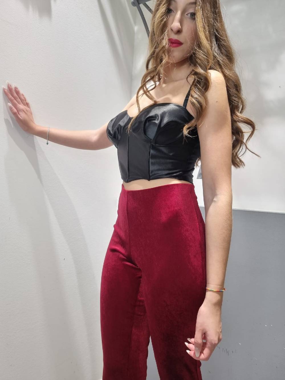 Le Chicche Pantalone Velluto Zampa