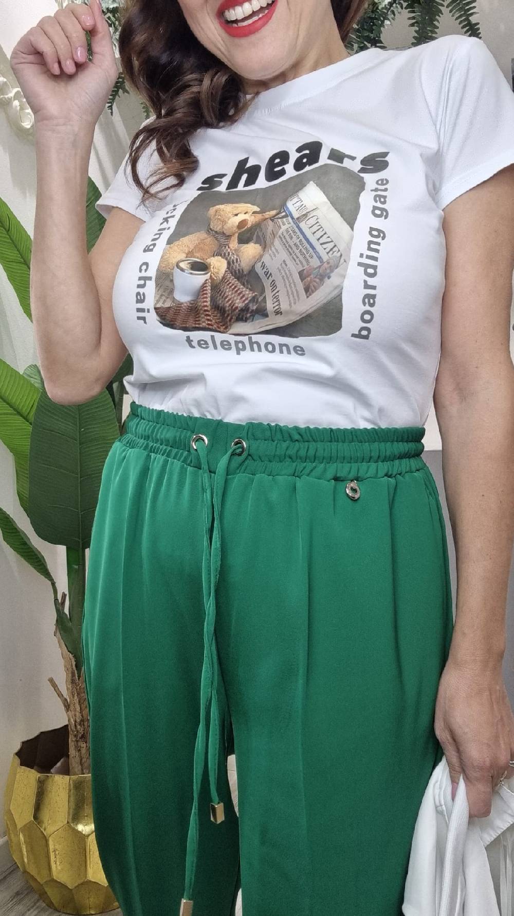 Le Chicche Pantalone Verde 213