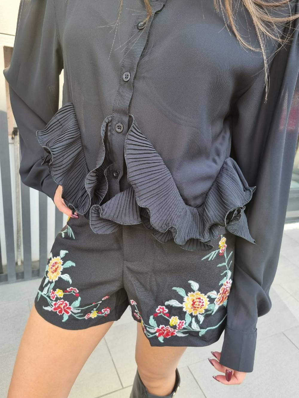 Le Chicche Shorts Flowers