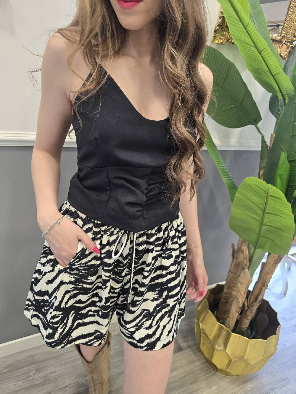 Le Chicche Shorts Striato