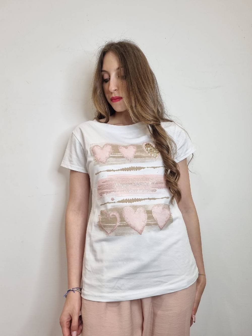Le Chicche T-shirt Cuori 988