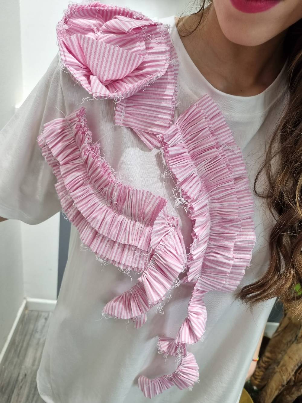 Le Chicche T-shirt Rouches