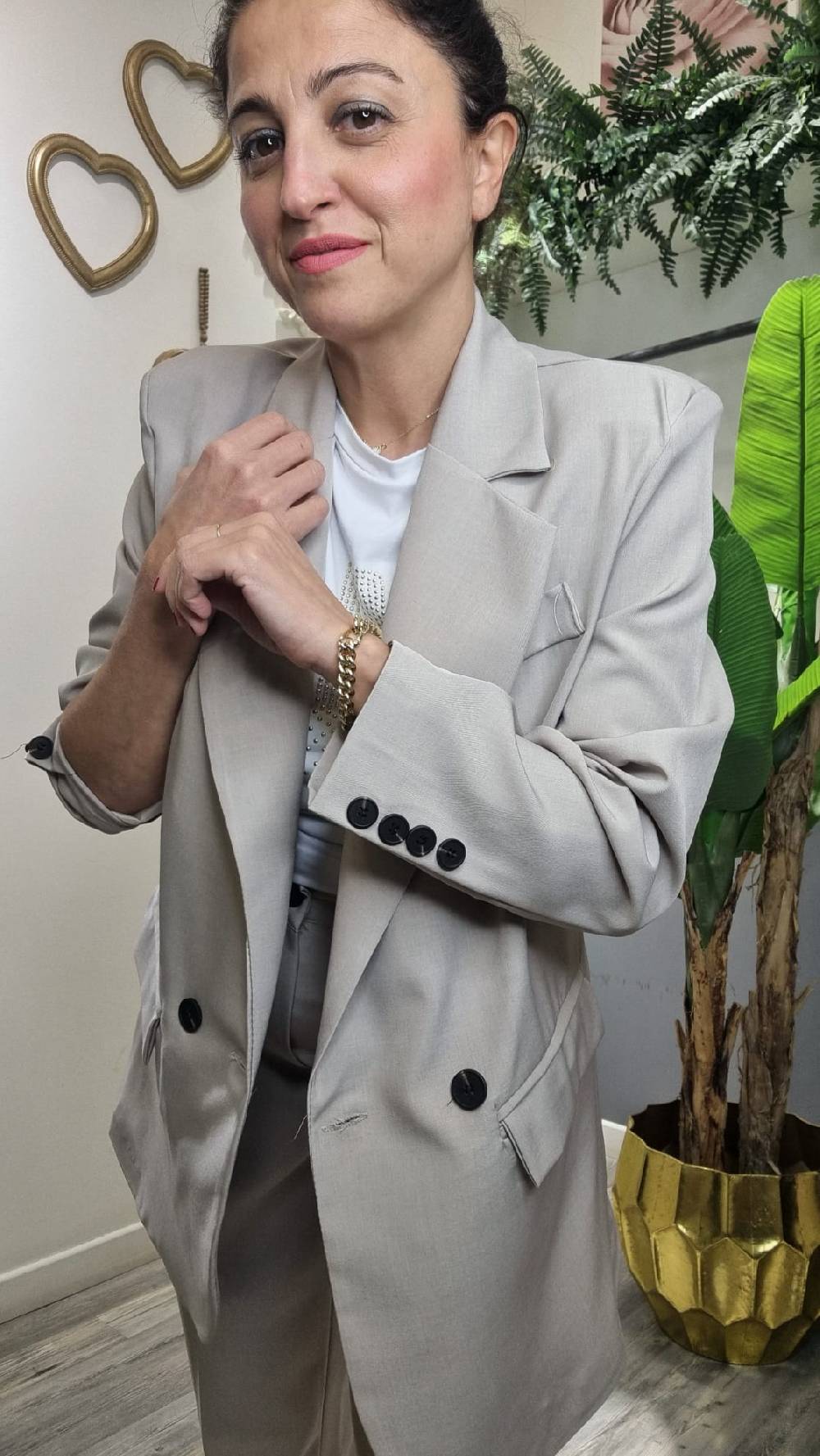 Le Chicche Tailleur Sabbia Giacca