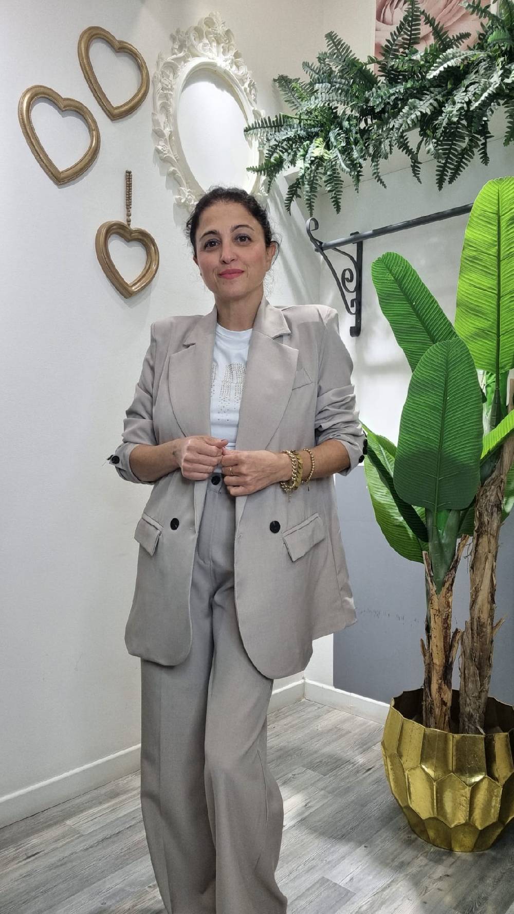 Le Chicche Tailleur Sabbia Pantalone