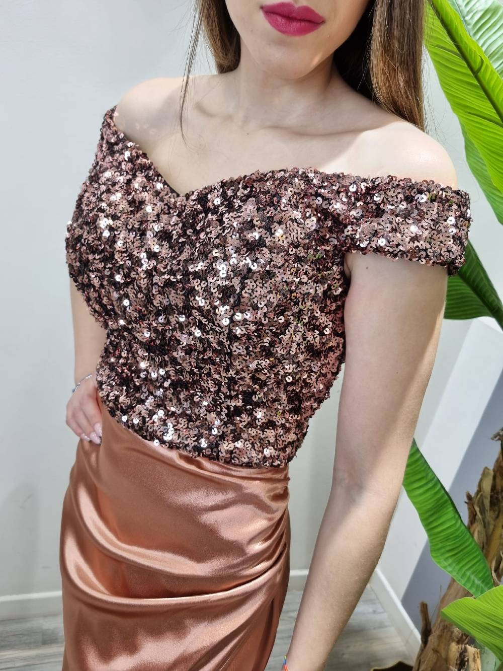 Le Chicche Top Crop Paillettes 942