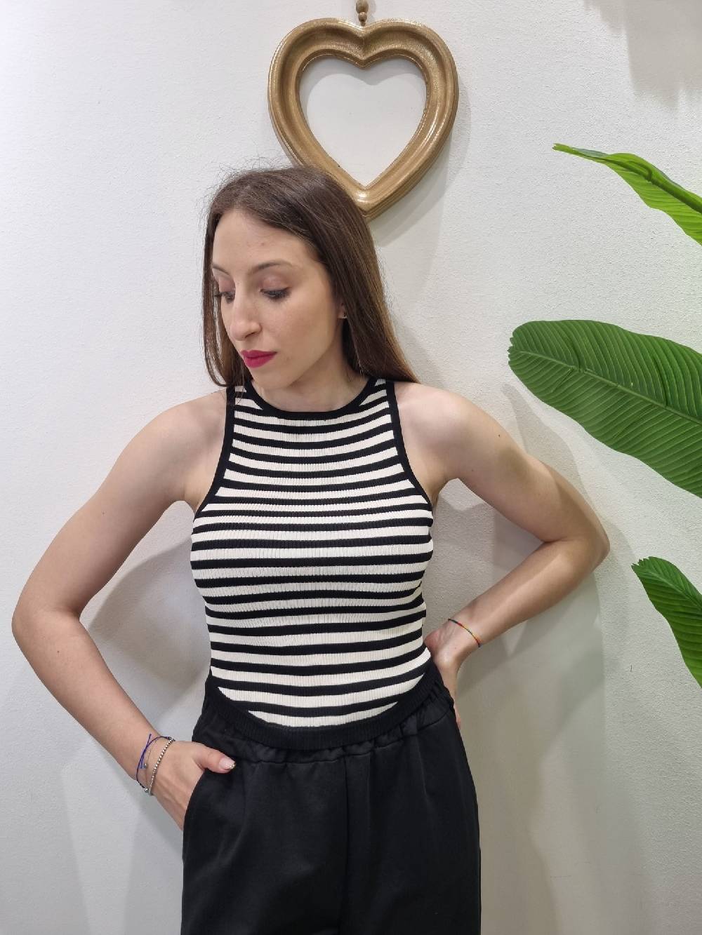 Le Chicche Top Vogatore Righe