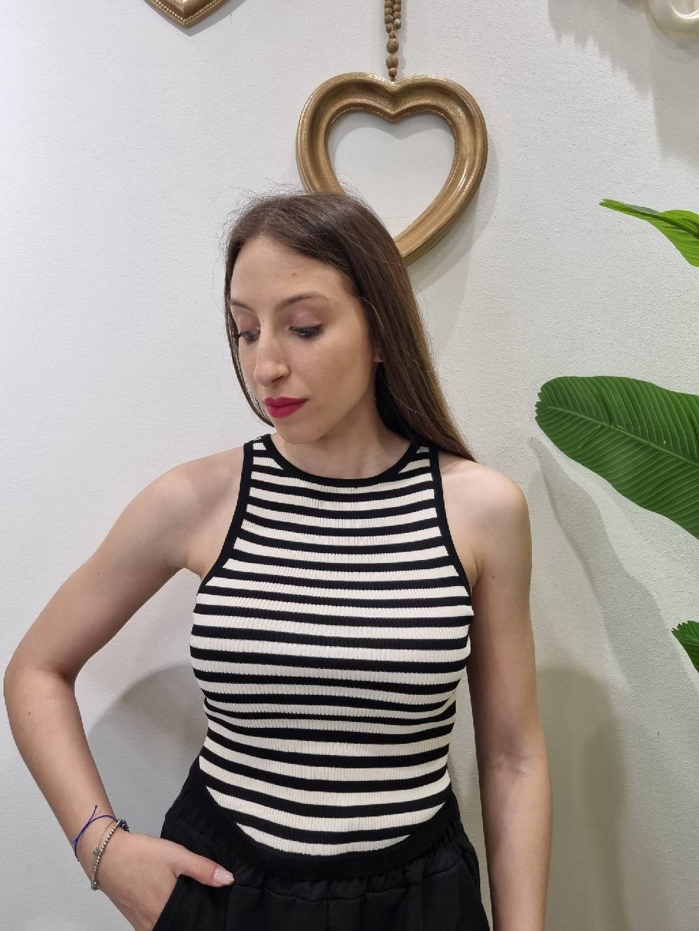 Le Chicche Top Vogatore Righe