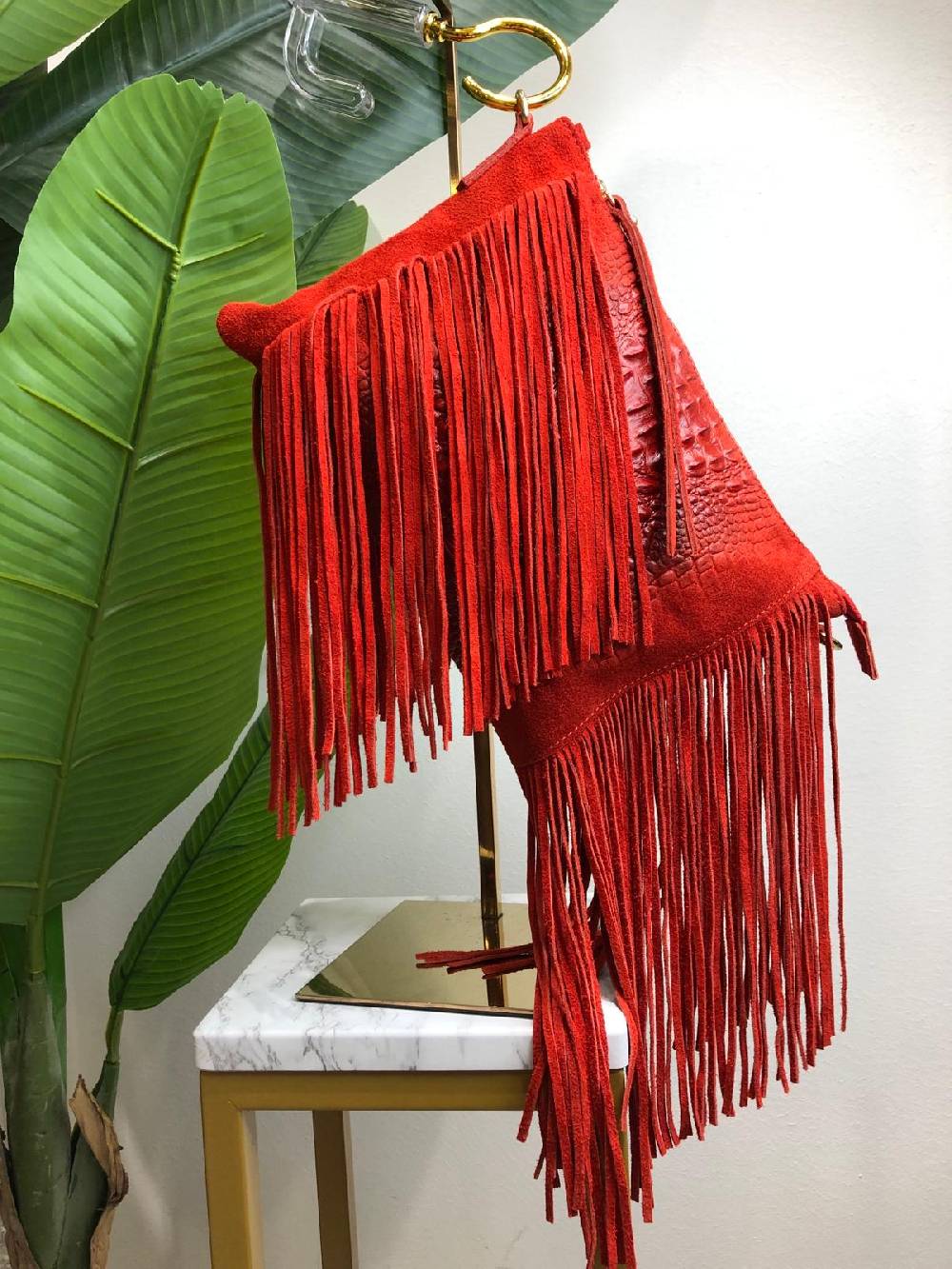 Le Chicche Tracolla Frange Pelle